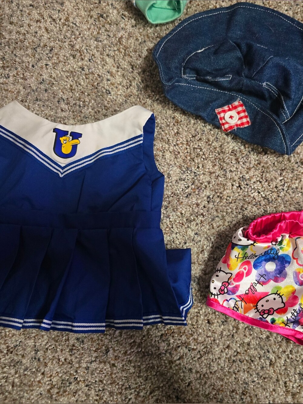 Build A Bear Cheerleader Costume Dress And Accessories